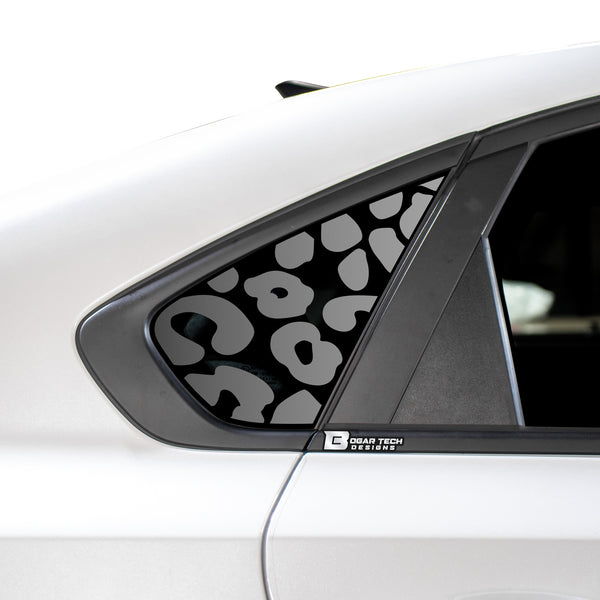 Animal Leopard Cheetah Cow Window Vinyl Decal Stickers Fits Kia Forte 2019 - 2023 - Bogar Tech Designs