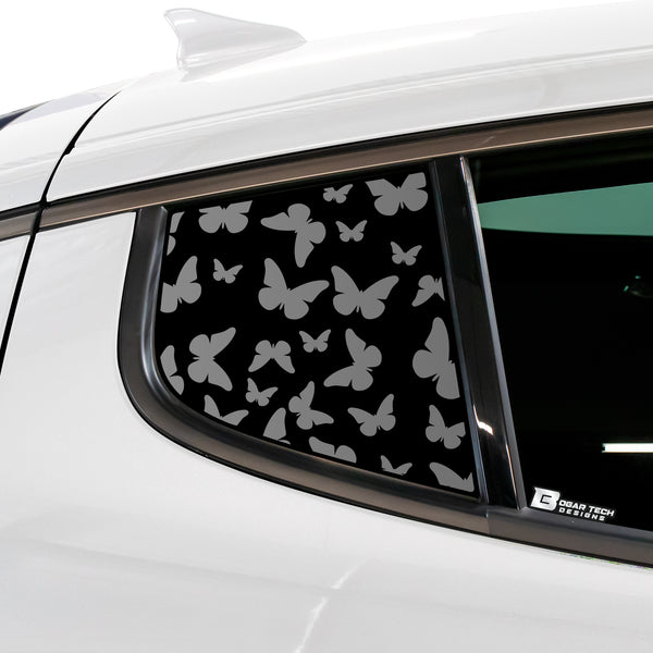 Animal Leopard Cheetah Cow Paw Heart Star Butterfly Window Vinyl Decal Stickers Fits Kia Stinger 2018 - 2024 - Bogar Tech Designs