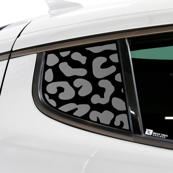 Animal Leopard Cheetah Cow Paw Heart Star Butterfly Window Vinyl Decal Stickers Fits Kia Stinger 2018 - 2024 - Bogar Tech Designs