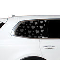 Animal Leopard Cow Paw Heart Window Vinyl Decal Stickers Fits Kia Telluride 2020 2021 2022 2023 2024 2025 - Bogar Tech Designs
