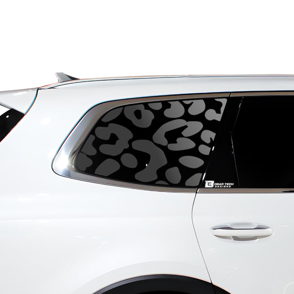 Animal Leopard Cow Paw Heart Window Vinyl Decal Stickers Fits Kia Telluride 2020 2021 2022 2023 2024 2025 - Bogar Tech Designs