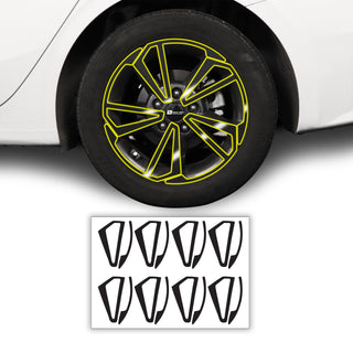 Vinyl Chrome Delete Wheel Front Bumper Grille Trim Blackout Decal Stickers Overlay Film Fits Kia Forte 2019 - 2024 - Bogar Tech Designs