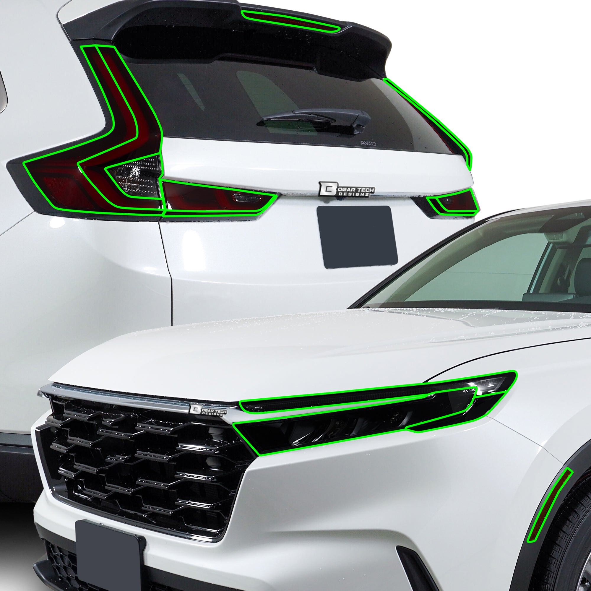 For Ford Fusion 2013-2016 Smoke Tail Light Precut Tint Cover - Foto 2