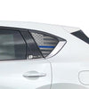 Quarter Window American Flag Vinyl Decal Stickers Fits Mazda CX - 5 2017 - 2025 - Bogar Tech Designs