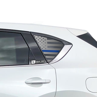 Quarter Window American Flag Vinyl Decal Stickers Fits Mazda CX - 5 2017 - 2025 - Bogar Tech Designs