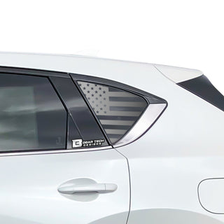 Quarter Window American Flag Vinyl Decal Stickers Fits Mazda CX - 5 2017 - 2025 - Bogar Tech Designs