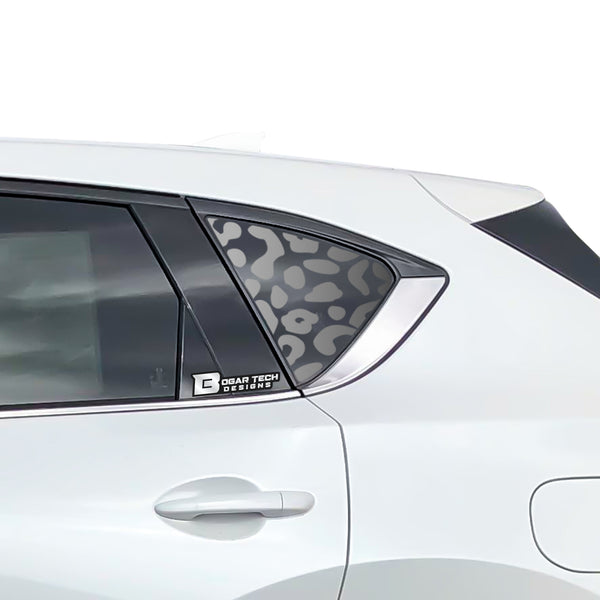 Animal Leopard Cheetah Cow Window Vinyl Decal Stickers Fits Mazda CX - 5 2017 - 2025 - Bogar Tech Designs