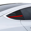 Quarter Window American Flag Vinyl Decal Stickers Fits Tesla Model 3 - Bogar Tech Designs