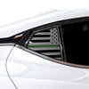 Quarter Window American Flag Vinyl Decal Stickers Fits Nissan Maxima 2015 - 2023 - Bogar Tech Designs