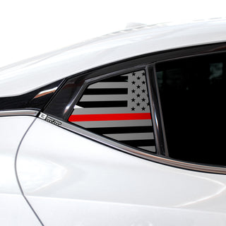 Quarter Window American Flag Vinyl Decal Stickers Fits Nissan Maxima 2015 - 2023 - Bogar Tech Designs