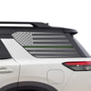 American Flag Quarter Window Vinyl Decal Stickers Fits Nissan Pathfinder 2022 - 2025 - Bogar Tech Designs