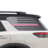 American Flag Quarter Window Vinyl Decal Stickers Fits Nissan Pathfinder 2022 - 2025 - Bogar Tech Designs