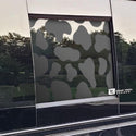 Rear Middle Window Cow Print Vinyl Decal Fits Dodge Ram 2009 - 2023 - Bogar Tech Designs