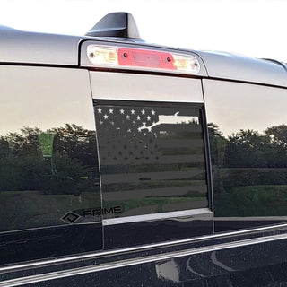 Rear Middle Window American Flag Vinyl Decal Fits Dodge Ram 2009-2022 - Tint, Paint Protection, Decals & Accessories for your Vehicle online - Bogar Tech Designs