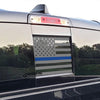 Rear Middle Window American Flag Vinyl Decal Stickers Fits Dodge Ram 2009 - 2025 - Bogar Tech Designs