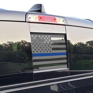 Rear Middle Window American Flag Vinyl Decal Stickers Fits Dodge Ram 2009 - 2025 - Bogar Tech Designs