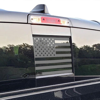 Rear Middle Window American Flag Vinyl Decal Fits Dodge Ram 2009-2022 - Tint, Paint Protection, Decals & Accessories for your Vehicle online - Bogar Tech Designs
