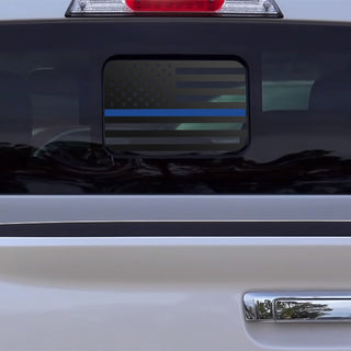 Precut Rear Middle Window American Flag Vinyl Decal Sticker Fits Ford Ranger 2018 - 2025 - Bogar Tech Designs