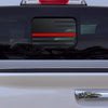 Precut Rear Middle Window American Flag Vinyl Decal Sticker Fits Ford Ranger 2018 - 2025 - Bogar Tech Designs