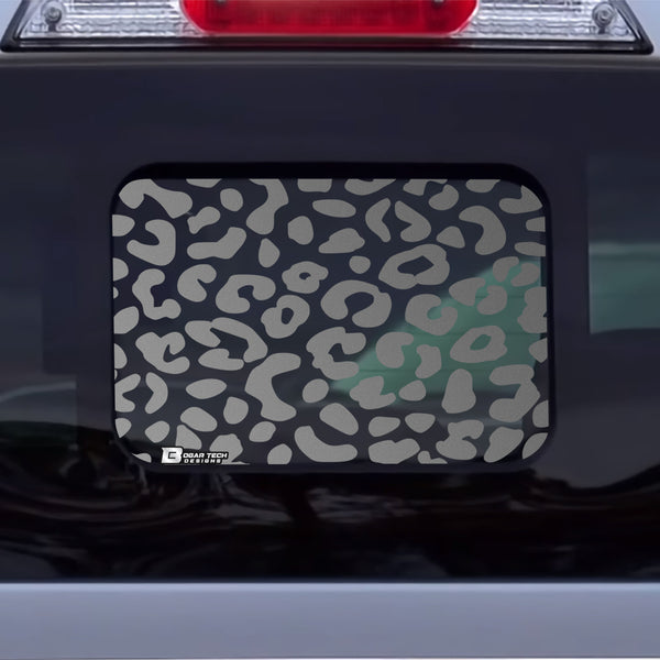 Precut Rear Middle Window Animal Leopard Print Vinyl Decal Fits Ford Ranger 2018 - 2022 - Bogar Tech Designs