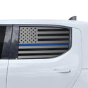 American Flag Side Window Vinyl Decal Stickers Fits Rivian R1T - Bogar Tech Designs