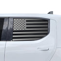 American Flag Side Window Vinyl Decal Stickers Fits Rivian R1T - Bogar Tech Designs