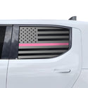 American Flag Side Window Vinyl Decal Stickers Fits Rivian R1T - Bogar Tech Designs