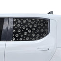Animal Leopard Cow Paw Heart Window Vinyl Decal Stickers Fits Rivian R1T - Bogar Tech Designs