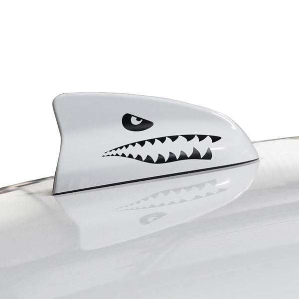Antenna Shark Teeth Fin Vinyl Decal Stickers Fits Dodge Charger and Challenger - Bogar Tech Designs