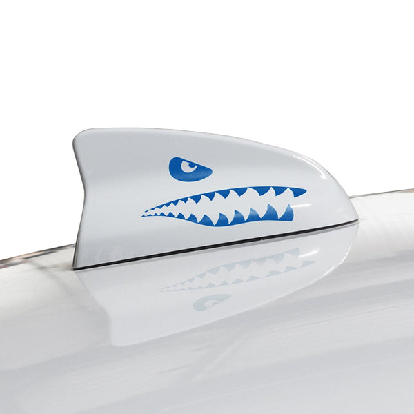 Antenna Shark Teeth Fin Vinyl Decal Stickers Fits Dodge Charger and Challenger - Bogar Tech Designs