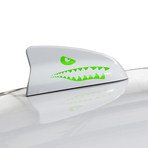 Antenna Shark Teeth Fin Vinyl Decal Stickers Fits Dodge Charger and Challenger - Bogar Tech Designs