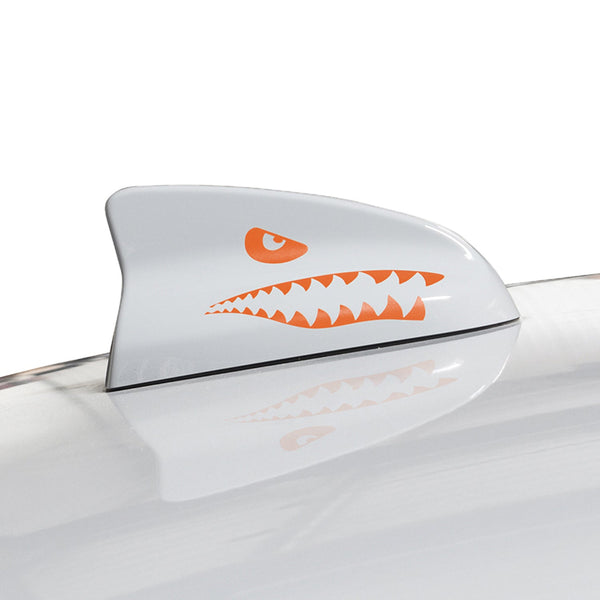 Antenna Shark Teeth Fin Vinyl Decal Stickers Fits Dodge Charger and Challenger - Bogar Tech Designs
