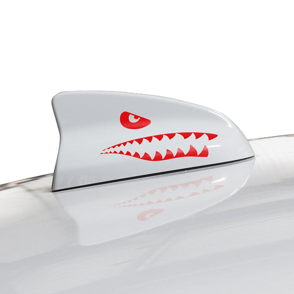 Antenna Shark Teeth Fin Vinyl Decal Stickers Fits Dodge Charger and Challenger - Bogar Tech Designs
