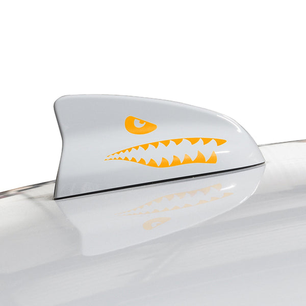 Antenna Shark Teeth Fin Vinyl Decal Stickers Fits Dodge Charger and Challenger - Bogar Tech Designs