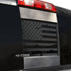 Rear Middle Window American Flag Vinyl Decal Stickers Fits Chevy GMC Silverado Sierra 2014 - 2018 - Bogar Tech Designs