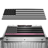 American Flag Rear Window Vinyl Decal Stickers Fits Chevy Silverado GMC Sierra 2019 - 2025 - Bogar Tech Designs