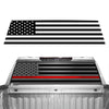 American Flag Rear Window Vinyl Decal Stickers Fits Chevy Silverado GMC Sierra 2019 - 2025 - Bogar Tech Designs