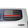 American Flag Side Window Vinyl Decal Stickers Fits Chevy Silverado GMC Sierra 2019 - 2025 - Bogar Tech Designs