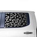 Animal Leopard Cow Paw Heart Window Vinyl Decal Stickers Fits Chevy Silverado GMC Sierra 2019 2020 2021 2022 2023 - Bogar Tech Designs