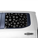 Animal Leopard Cow Paw Heart Window Vinyl Decal Stickers Fits Chevy Silverado GMC Sierra 2019 2020 2021 2022 2023 - Bogar Tech Designs