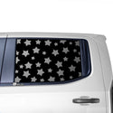 Animal Leopard Cow Paw Heart Window Vinyl Decal Stickers Fits Chevy Silverado GMC Sierra 2019 2020 2021 2022 2023 - Bogar Tech Designs