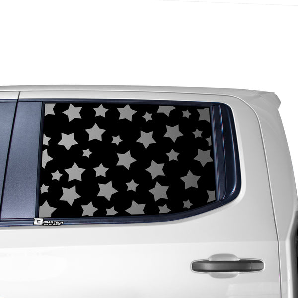 Animal Leopard Cow Paw Heart Window Vinyl Decal Stickers Fits Chevy Silverado GMC Sierra 2019 2020 2021 2022 2023 - Bogar Tech Designs