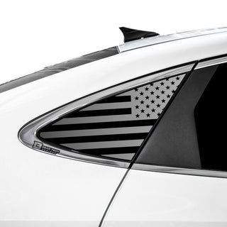 Quarter Window American Flag Vinyl Decal Stickers Fits Hyundai Sonata 2020 - 2025 - Bogar Tech Designs