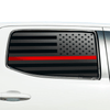 Rear Middle and Side Window American Flag Vinyl Decal Stickers Fits Toyota Tacoma 2016 - 2023 - Bogar Tech Designs