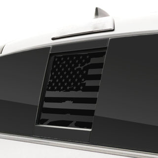 Rear Middle and Side Window American Flag Vinyl Decal Stickers Fits Toyota Tacoma 2016 - 2023 - Bogar Tech Designs