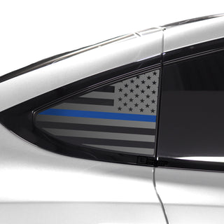 Quarter Window American Flag Vinyl Decal Stickers Fits Tesla Model X - Bogar Tech Designs