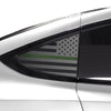 Quarter Window American Flag Vinyl Decal Stickers Fits Tesla Model X - Bogar Tech Designs