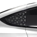 Animal Leopard Cheetah Cow Paw Heart Star Butterfly Window Vinyl Decal Stickers Fits Tesla Model X - Bogar Tech Designs