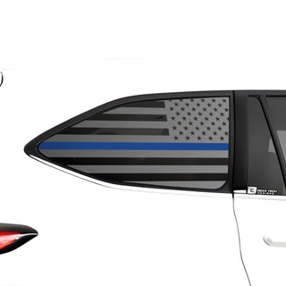 Buy thin-blue-line American Flag Quarter Window Vinyl Decal Stickers Fits Toyota Highlander 2020-2024