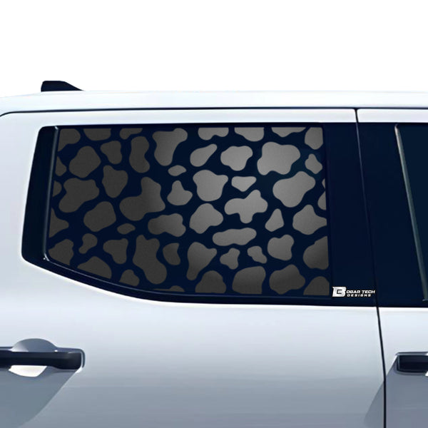 Animal Leopard Cow Paw Heart Window Vinyl Decal Stickers Fits Toyota Tundra 2022 2023 2024 - Bogar Tech Designs